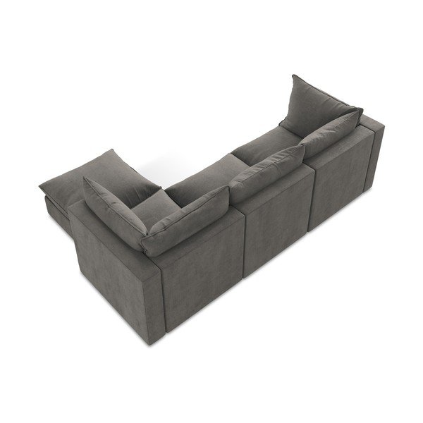 Tamno siva kutna garnitura (s desnim kutom/s ležaljkom) Manao – Makamii-image-3