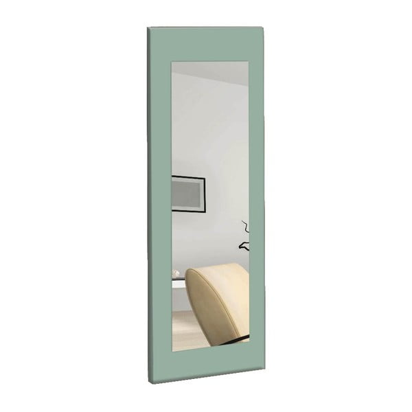 Zidno zrcalo s zelenim okvirom oyo koncept Chiva, 40 x 120 cm