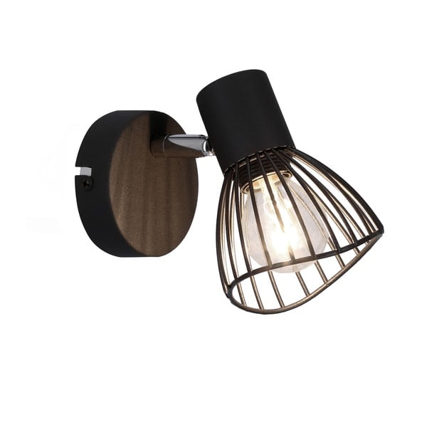 Crna zidna lampa Fly – Candellux Lighting