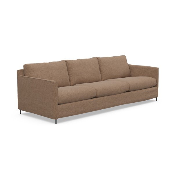 Smeđa sofa 248 cm Petito – Furninova -image-2