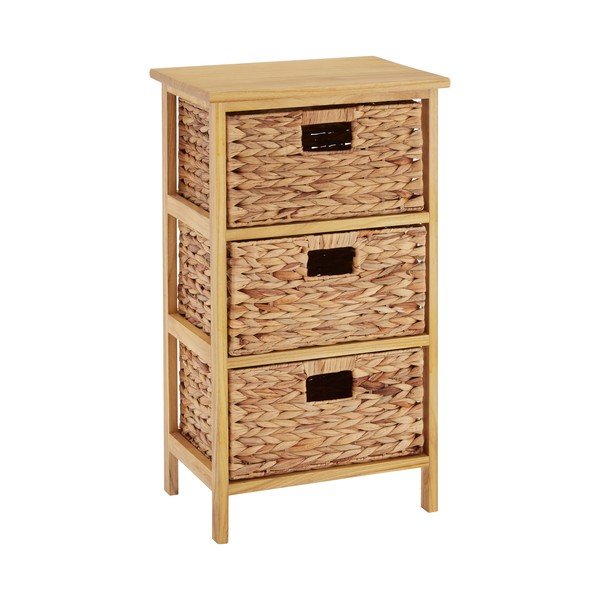 Visoka komoda od masivne paulovnije u prirodnoj boji 41x70 cm – Premier Housewares-image-1