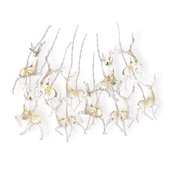 LED svijetleća girlanda u obliku sobova DecoKing Deer, 10 svjećica, duljina 1,65 m-image-2