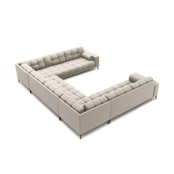 Bež kutna garnitura (u obliku slova "U") Bali – Cosmopolitan Design-image-4