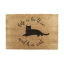 Otirač od kokosovih vlakana 40x60 cm Life Is Better With a Cat – Artsy Doormats