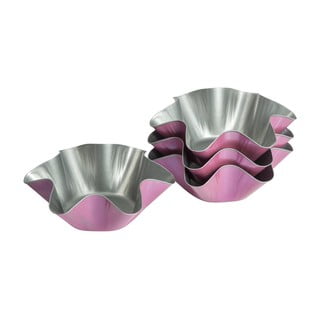 Set od 4 ružičasta kalupa Zenker Creative, ø 16,5 cm