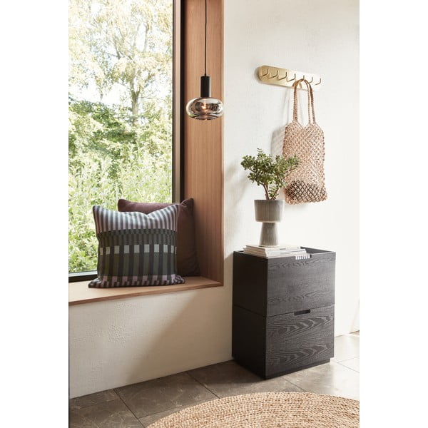 Metalna zidna vješalica u zlatnoj boji Form – Hübsch-image-2