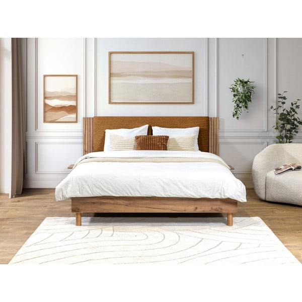 Bračni krevet s podnicom 160x200 cm Lior – Bobochic Paris-image-3