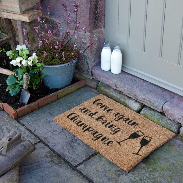 Otirač od kokosovih vlakana 40x60 cm Bring Champagne – Artsy Doormats-image-3