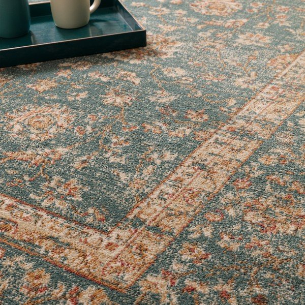 Petrolej zeleni tepih 240x340 cm Raja – Asiatic Carpets-image-4