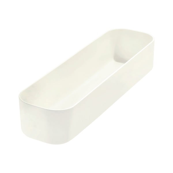 Bijela kutija za pohranu iDesign Eco, 9 x 36,5 cm