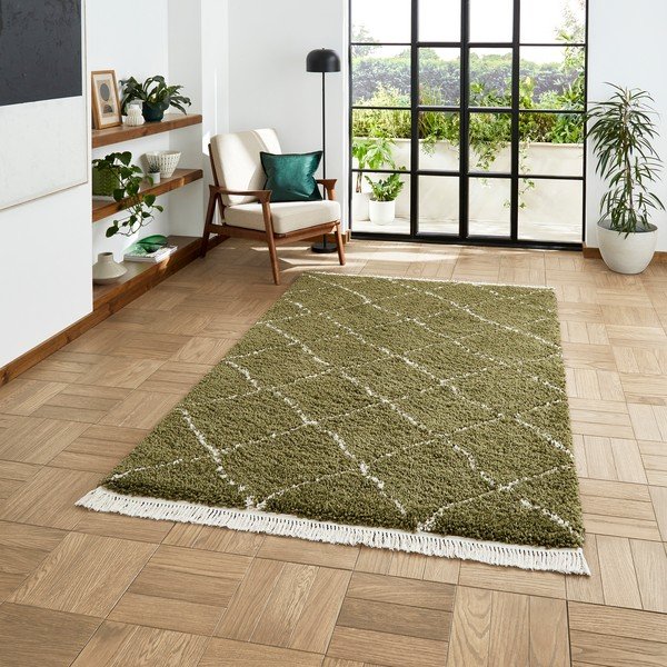 Zeleni tepih 80x150 cm Boho – Think Rugs-image-1