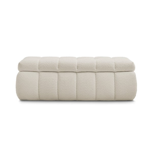 Bež klupa od bouclé tkanine Mont Blanc – Bobochic Paris-image-2