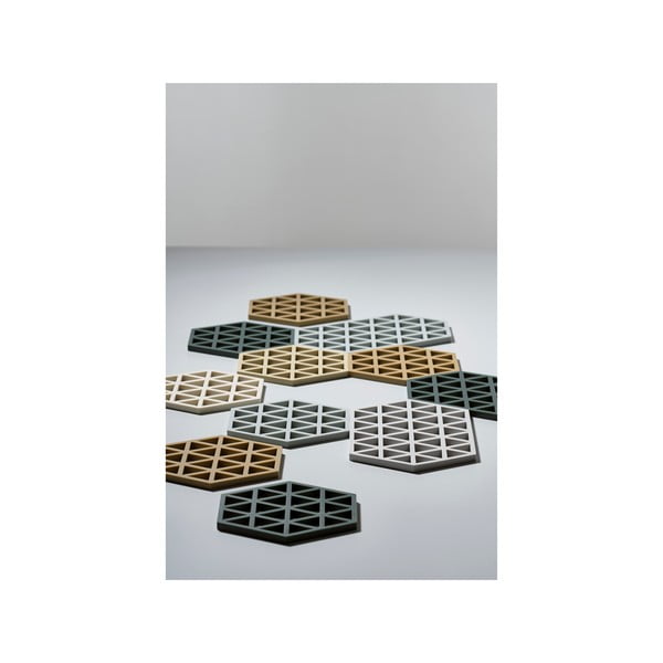 Crni silikonski podmetač za lonce Zone Triangles-image-2
