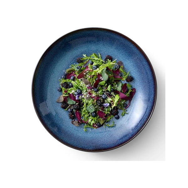 Crna/plava zdjela od kamenine ø 40 cm Gastro Dark Blue/Black – Bitz-image-3