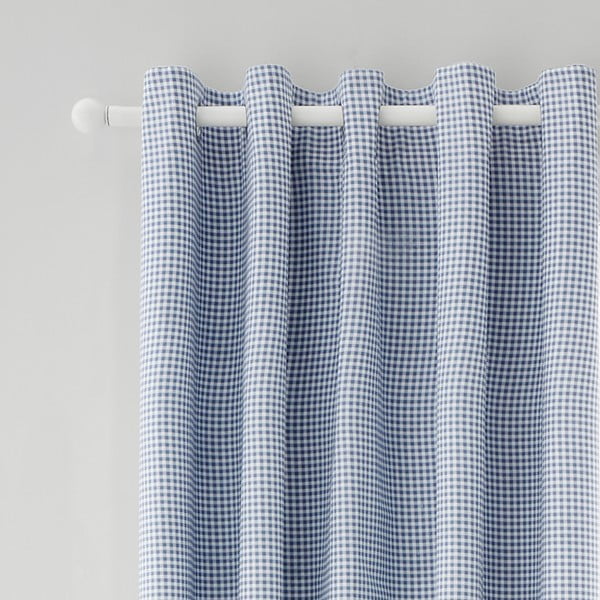 Bijele/plave zavjese u setu 2 kom 168x229 cm Lucie Floral Frill – Catherine Lansfield-image-1