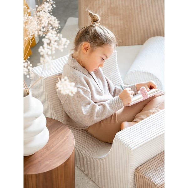 Krem set mekanih igrački od pjene od samta 75x49x37 cm Rainbow Montessori – Wigiwama-image-1