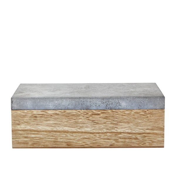 Drvena kutija za odlaganje Villa Collection Vincenc, 32 cm
