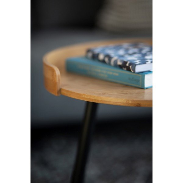 Okrugli stolić od bambusa ø 40 cm Loft - Wenko-image-1
