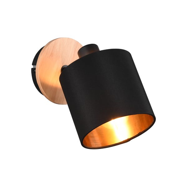 Crni/u prirodnoj boji reflektor ø 12 cm Tommy – Reality-image-1