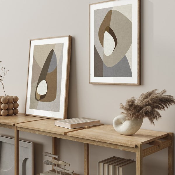 Slika 30x40 cm Picasa Greige - Malerifabrikken-image-1