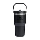 Crna termosica od nehrđajućeg čelika 600 ml IceFlow™ Flip Straw 2.0 Tumbler Black – Stanley