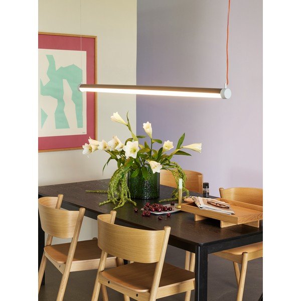 Siva LED viseća svjetiljka s mogućnosti zatamnjivanja Interplay – Hübsch-image-1