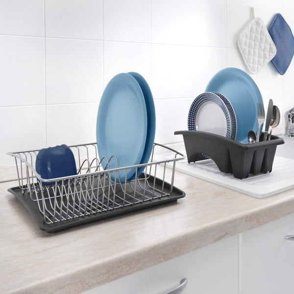 Stalak za cijeđenje posuđa Metaltex Aquatex Plus 35 x 30 cm-image-1