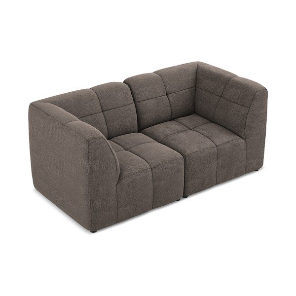 Smeđa sofa od bouclé tkanine 180 cm Aloha – Makamii-image-3