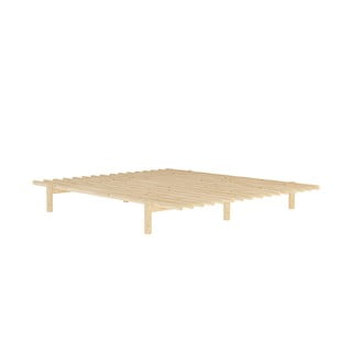 Bračni krevet od borovine s podnicom 180x200 cm Pace – Karup Design