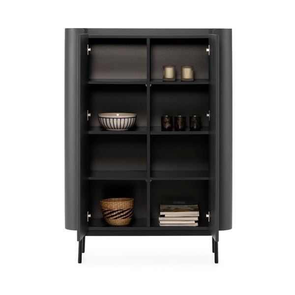 Crni ormarić 100x140x40 cm Willa – MOME-image-3