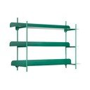 Zelena metalna polica s više razina 60 cm Cool Retro – PT LIVING