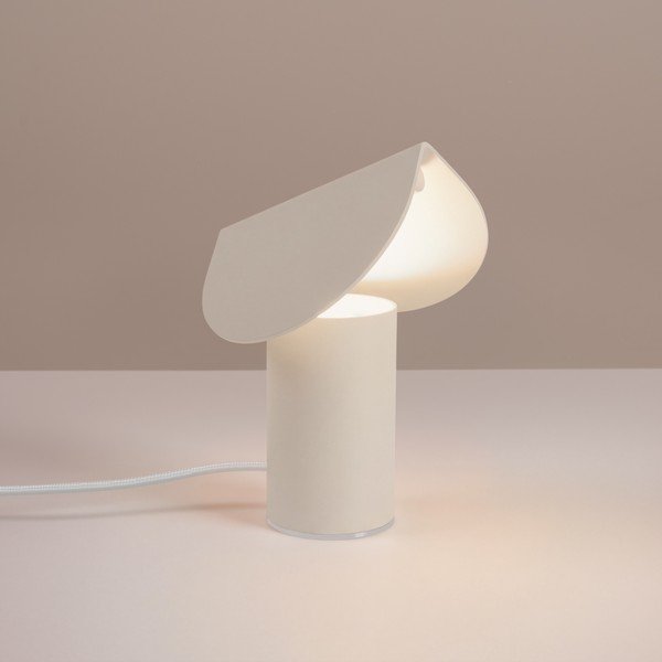 Bež LED stolna lampa aluminijska (visina 15 cm) BISCUIT – Thoro-image-1