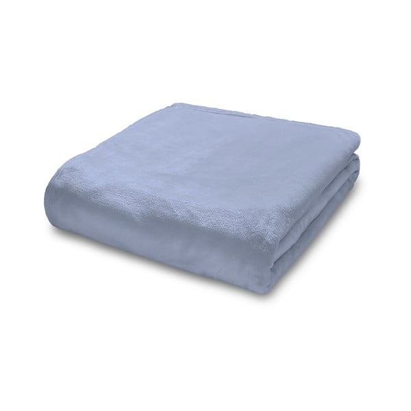Svijetlo plavi prekrivač od mikropliša 200x240 cm Raschel Velvet – Catherine Lansfield