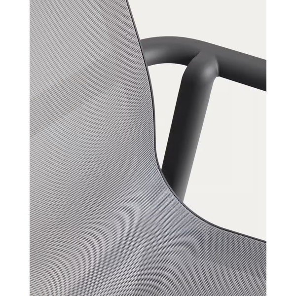 Siva vrtna stolica Canea – Kave Home-image-4