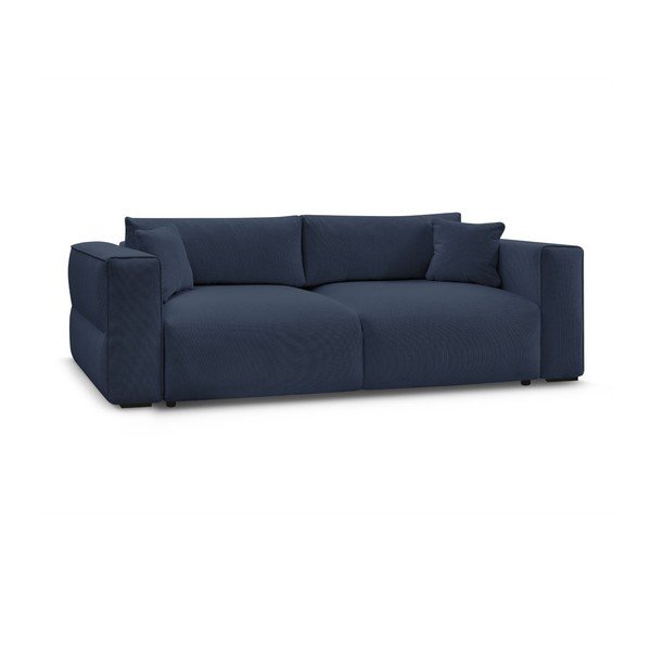 Plava sklopiva/s prostorom za odlaganje sofa 265 cm Ezechiel – Bobochic Paris-image-2