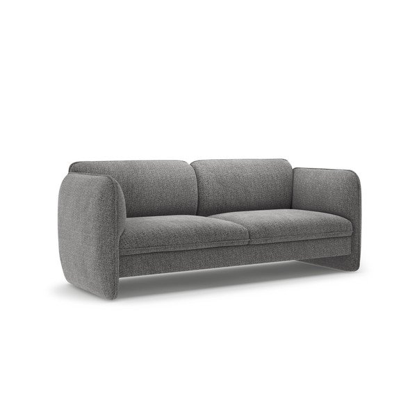 Tamno siva sofa od šenila 204 cm Georgia – Micadoni -image-2