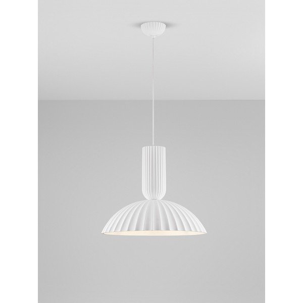 Bijela viseća svjetiljka od kamenine ø 50 cm Ammos – Nova Luce-image-4