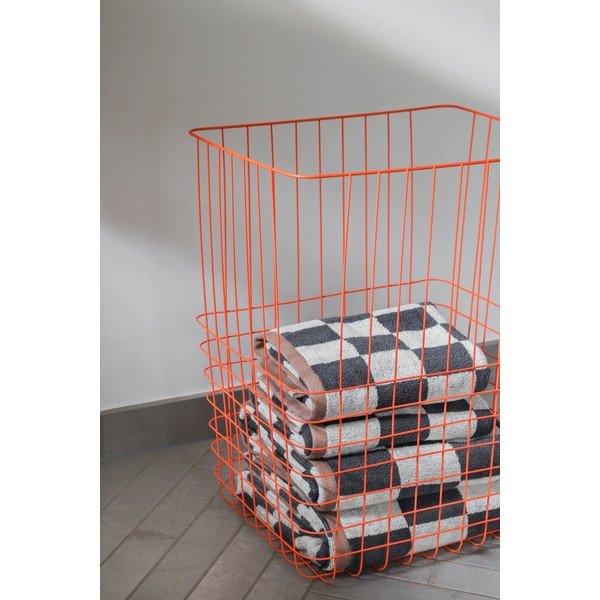 Narančasta metalna/tekstilna košara za rublje 64 l Store-It – Mette Ditmer Denmark-image-1
