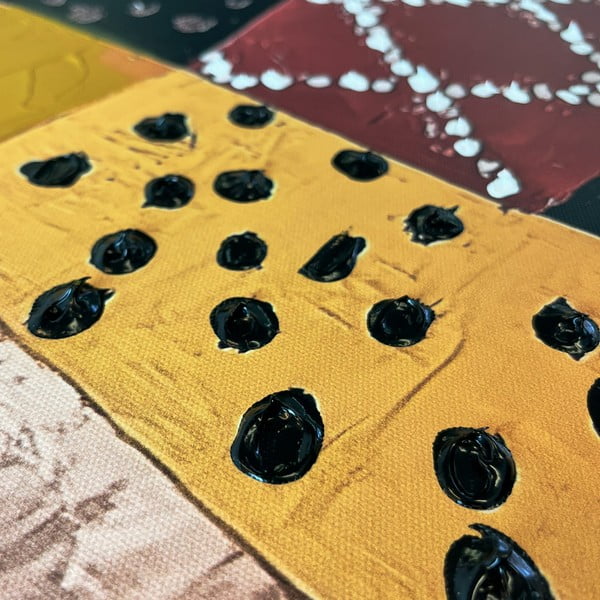 Slika s ručno oslikanim elementima 70x100 cm Mae – Styler-image-3