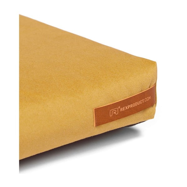 Žuti madrac za psa od Eko kože 90x110 cm SoftPET Eco XXL - Rexproduct-image-4