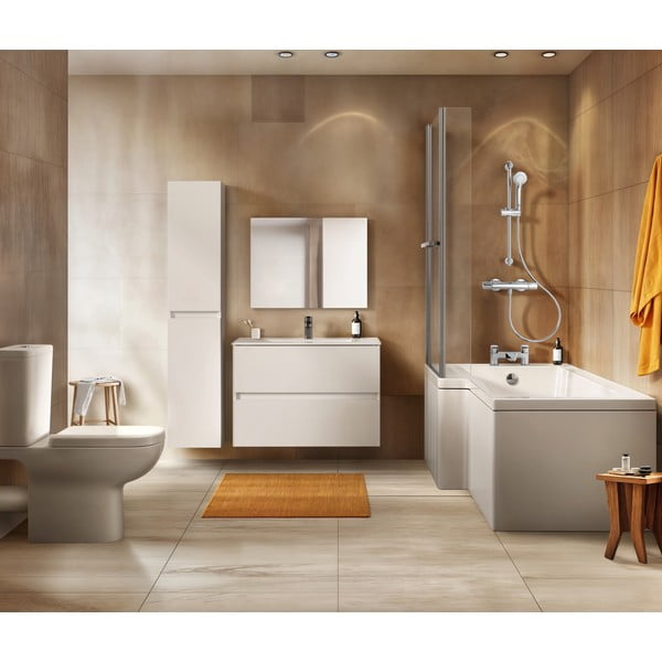 Bijeli zidni ormarić za ispod umivaonika 80x55 cm Eurovit+ – Ideal Standard-image-4