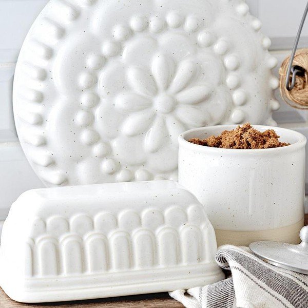 Bijela posuda za pečenje od Casafina Fattoria zemljanog posuđa, 790 ml-image-2