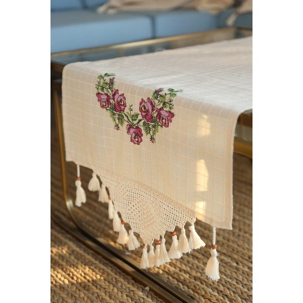 Pamučna stolna staza 45x150 cm Cross - Oyo Concept-image-1