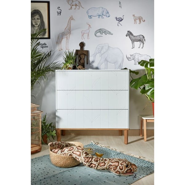 Bijela dječja komoda BELLAMY Toteme Botanic-image-2