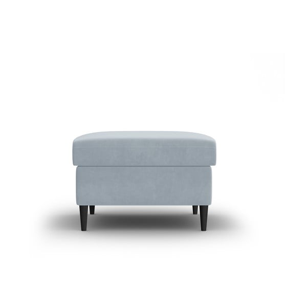 Svijetlo plavi baršunast tabure Kyoto – Cosmopolitan Design