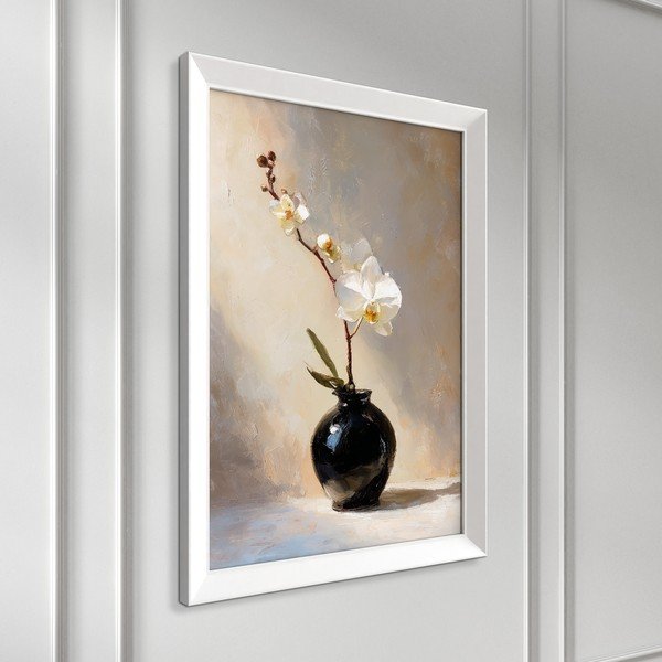 Tiskana slika s okvirom 56x75 cm White Orchid – Styler-image-4