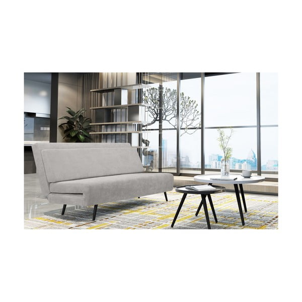 Svijetlo siva sklopiva sofa 87 cm Mallory – Støraa-image-3