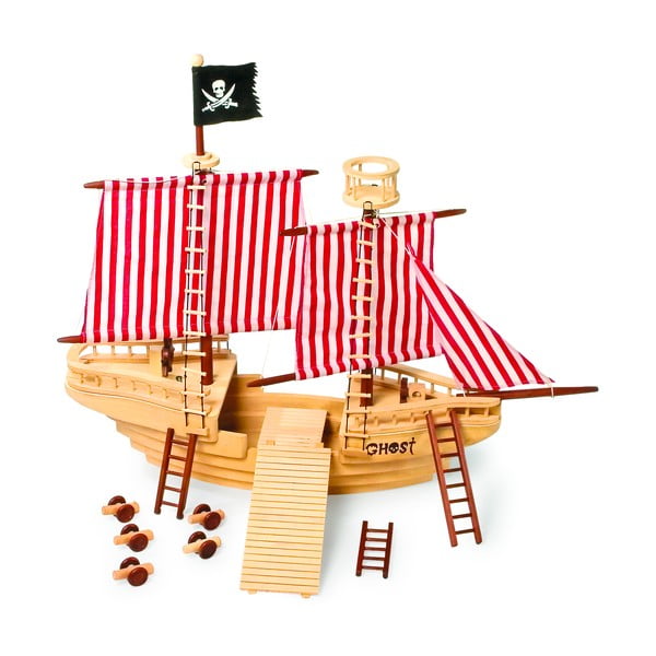 Drveni gusarski brod za igru Legler Pirate