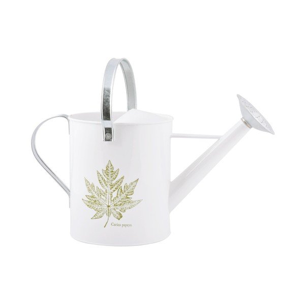 Set od 3 bijele posude za zalijevanje s motivom lista Esschert Design, 5 l-image-2