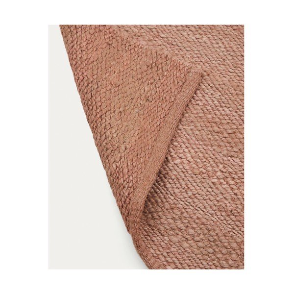 Juten vanjski tepih u boji lososa 160x230 cm Sallova – Kave Home-image-3